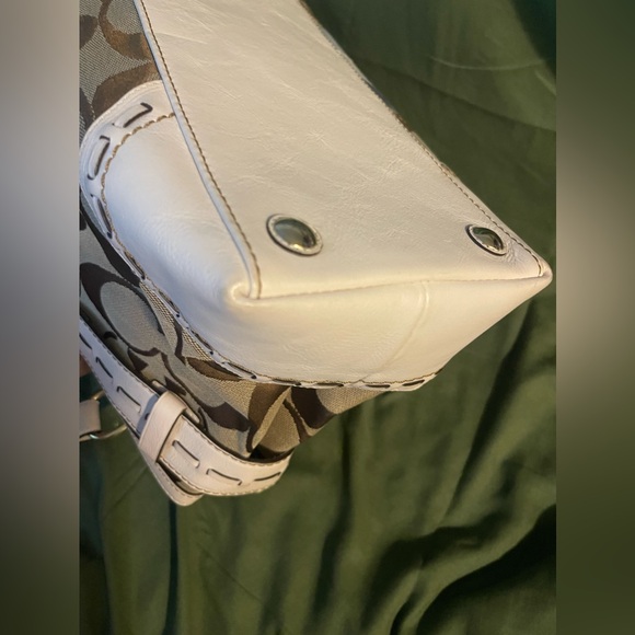 COACH SIGNATURE HAMPTON JACQUARD SUEDE STRIPE - Picture 7 of 13